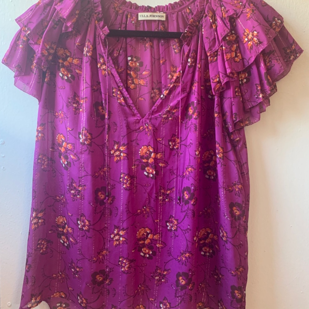 Ulla Johnson Blouse, Excellent Condition, Size 6
